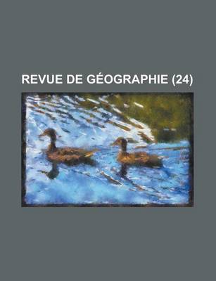 Book cover for Revue de Geographie (24)