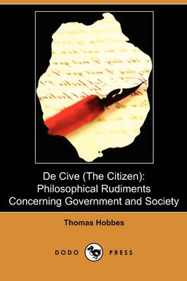 Book cover for de Cive (the Citizen)