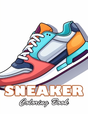 Book cover for Sneaker Coloring Book