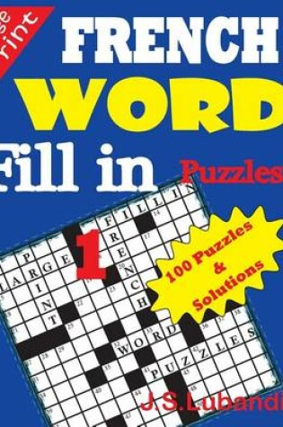 Cover of FRENCH Word Fill-in Puzzles