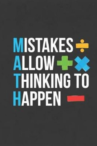Cover of Mistakes Allow Thinking To Happen