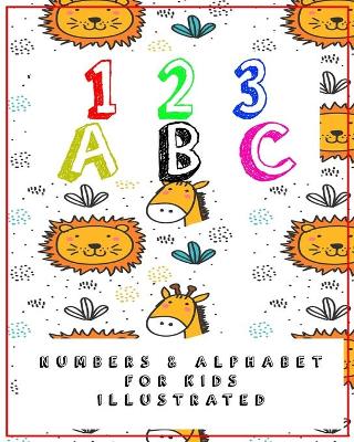 Book cover for 123 ABC Numbers and Alphabets for Kids Illustrated