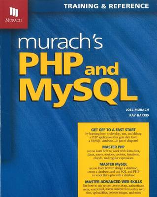 Book cover for Murach's PHP and MySQL