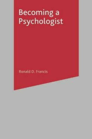 Cover of Becoming a Psychologist