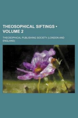 Cover of Theosophical Siftings (Volume 2)