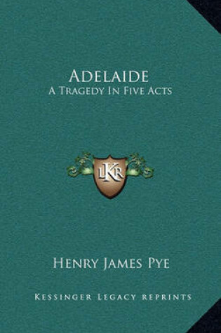 Cover of Adelaide Adelaide