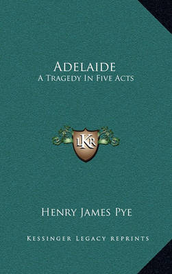 Book cover for Adelaide Adelaide