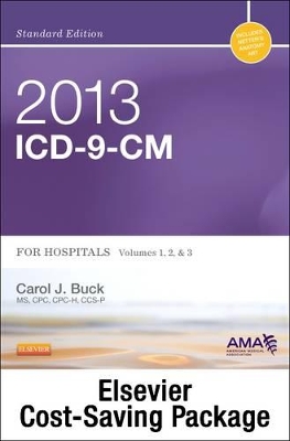 Book cover for 2013 ICD-9-CM for Hospitals, Volumes 1, 2 & 3 Standard Edition with CPT 2012 Standard Edition Package