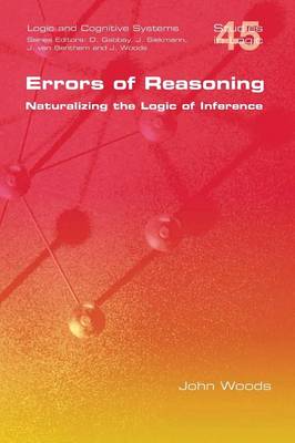 Book cover for Errors of Reasoning. Naturalizing the Logic of Inference