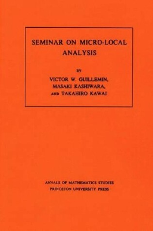 Cover of Seminar on Micro-Local Analysis. (AM-93), Volume 93