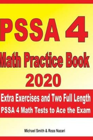 Cover of PSSA 4 Math Practice Book 2020