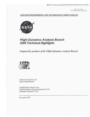 Book cover for Flight Dynamics Analysis Branch 2005 Technical Highlights