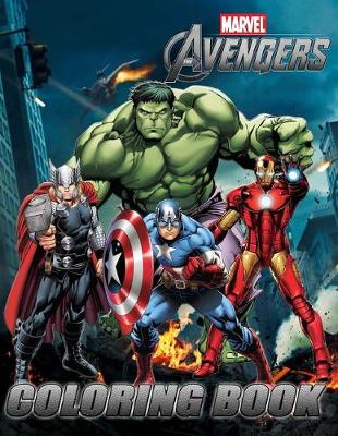 Book cover for Marvel Avengers Coloring Book