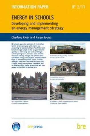 Cover of Energy in Schools Developing and Implementing an Energy Management Strategy