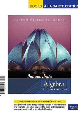 Cover of Intermediate Algebra, Books a la Carte Edition