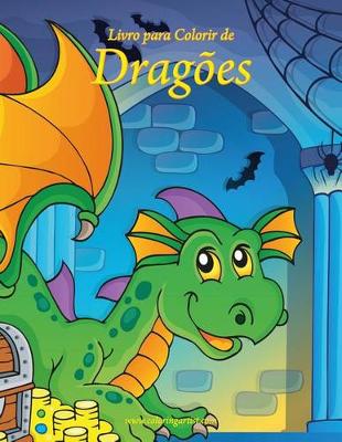 Cover of Livro para Colorir de Dragões 1