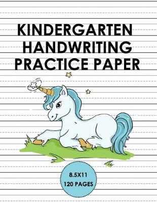 Book cover for Kindergarten Handwriting Practice Paper