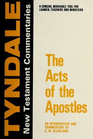 Book cover for Acts of the Apostles