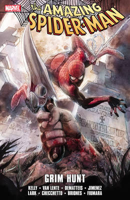 Book cover for Spiderman: Grim Hunt