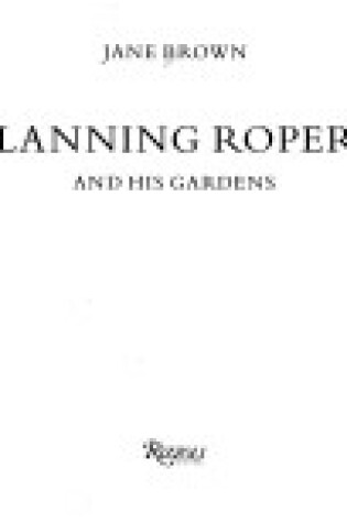 Cover of Lanning Roper & His Garden