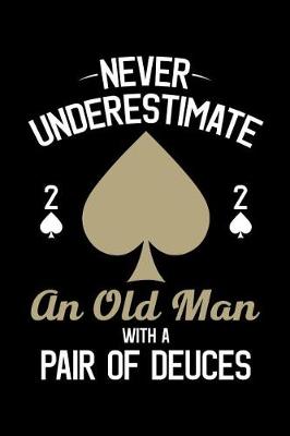 Book cover for Never Underestimate an Old Man with a Pair of Deuces