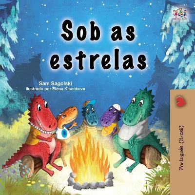 Book cover for Under the Stars (Portuguese Brazilian Children's Book)