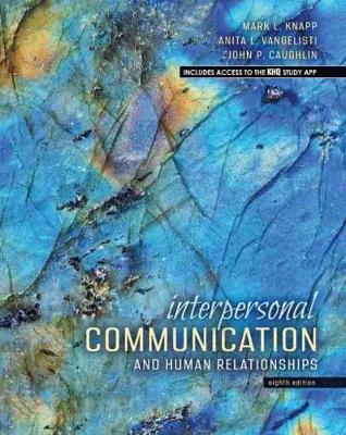 Book cover for Interpersonal Communication and Human Relationships