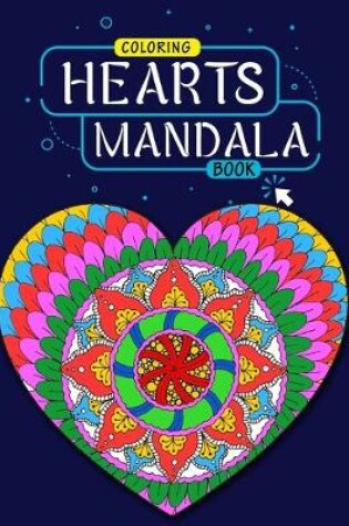 Cover of Hearts Mandala Coloring Book