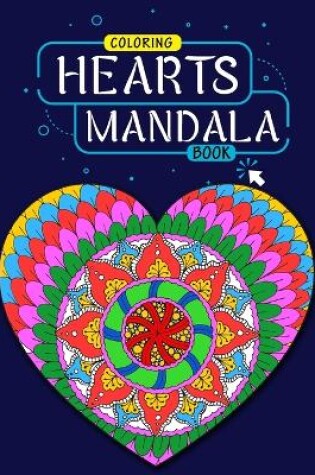 Cover of Hearts Mandala Coloring Book