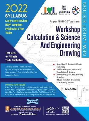 Book cover for Fitter Workshop Calculation & Science And Engineering Drawing (NSQF 1st & 2nd Year)