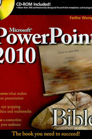 Cover of PowerPoint 2010 Bible