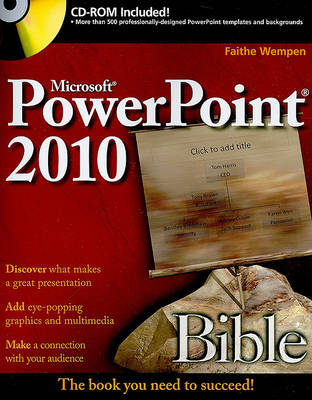 Cover of PowerPoint 2010 Bible