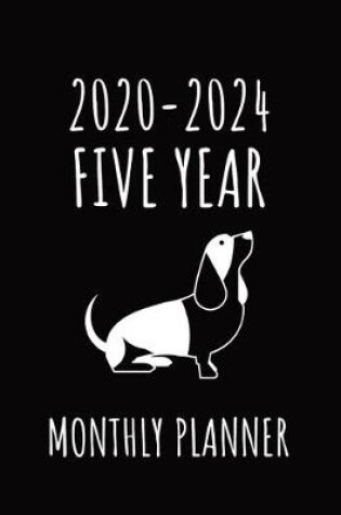 Cover of Dog- 2020-2024 Five Year Monthly Planner