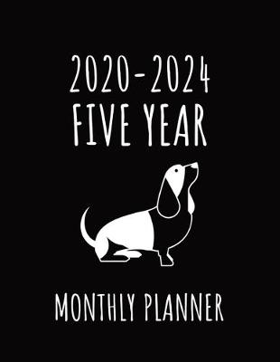 Book cover for Dog- 2020-2024 Five Year Monthly Planner