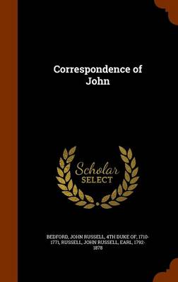 Book cover for Correspondence of John