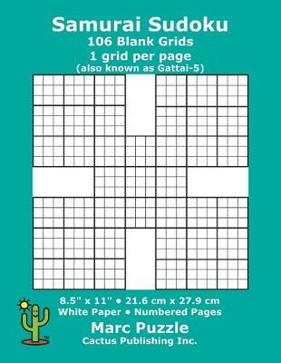 Book cover for Samurai Sudoku - 106 Blank Grids