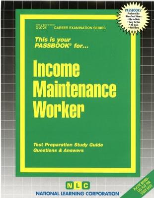 Book cover for Income Maintenance Worker