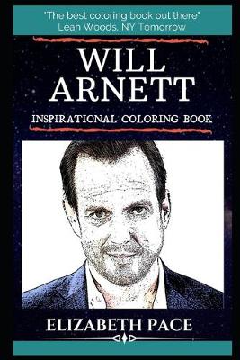 Book cover for Will Arnett Inspirational Coloring Book
