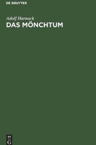 Cover of Das Moenchtum