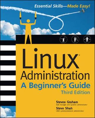 Book cover for Linux Administration: A Beginner's Guide, Third Edition