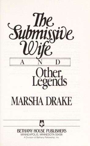 Book cover for Submissive Wife and Other Legend