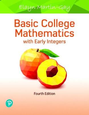 Book cover for Basic College Mathematics with Early Integers Mylab Math with Pearson Etext -- 24 Monthaccess Card Package