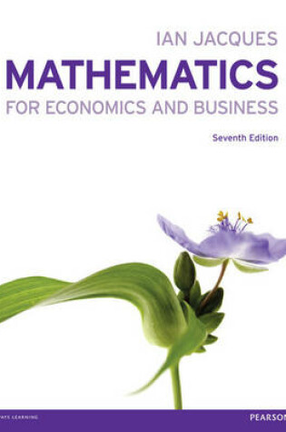 Cover of Mathematics for Economics and Business with MyMathLab Global access card