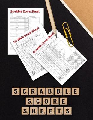 Book cover for Scrabble Score Sheet