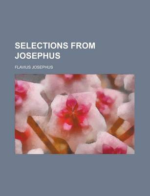 Book cover for Selections from Josephus