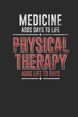 Book cover for Medicine Adds Days To Life, Physical Therapy Adds Life To Days