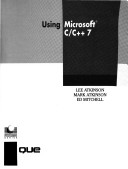 Book cover for Using Microsoft C/C++ 7