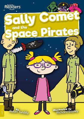 Book cover for Sally Comet and the Space Pirates