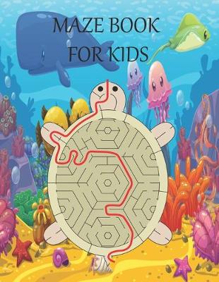 Book cover for Maze book for kids