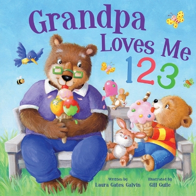 Book cover for Grandpa Loves Me 123